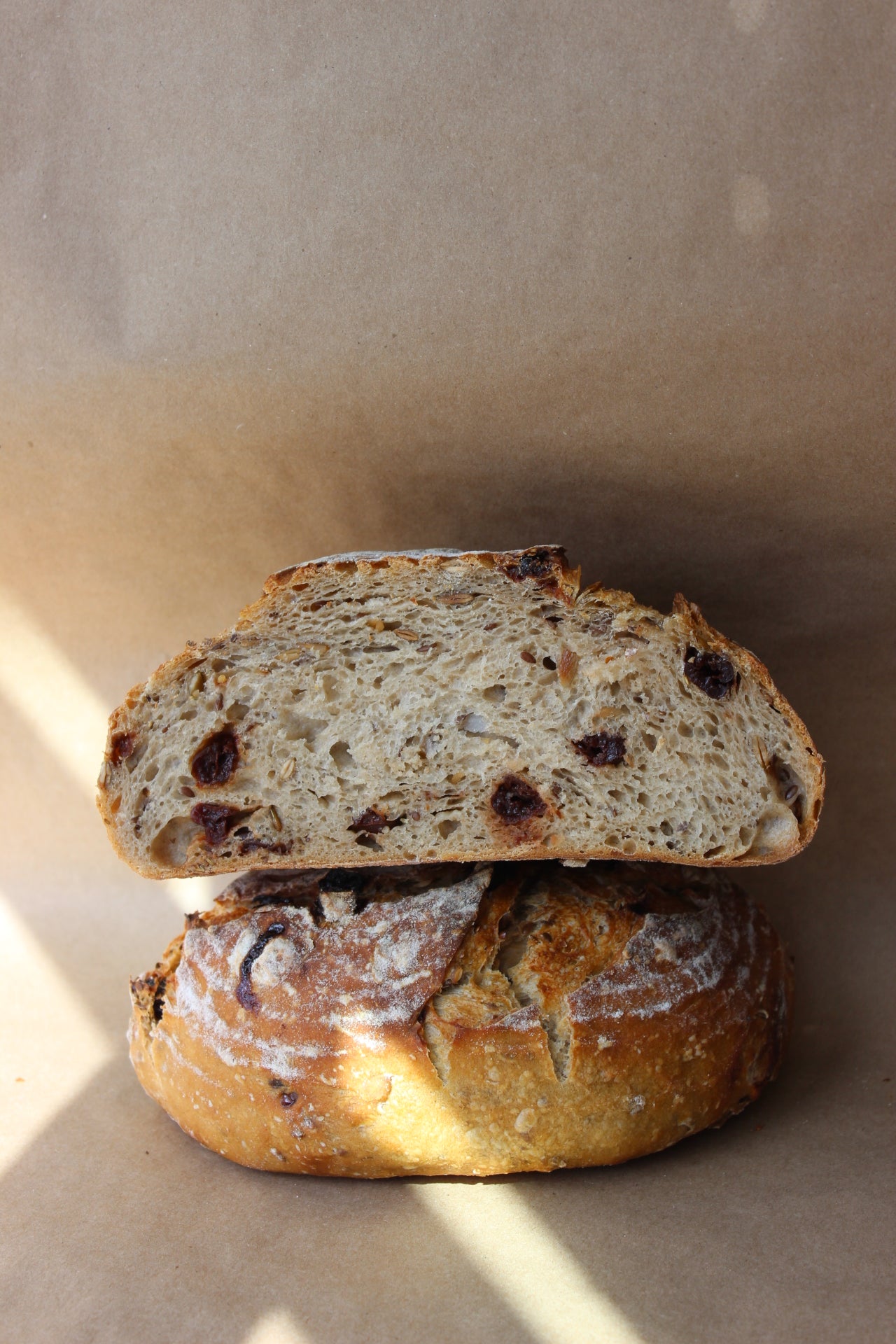 TART CHERRIES AND SEEDS SOURDOUGH