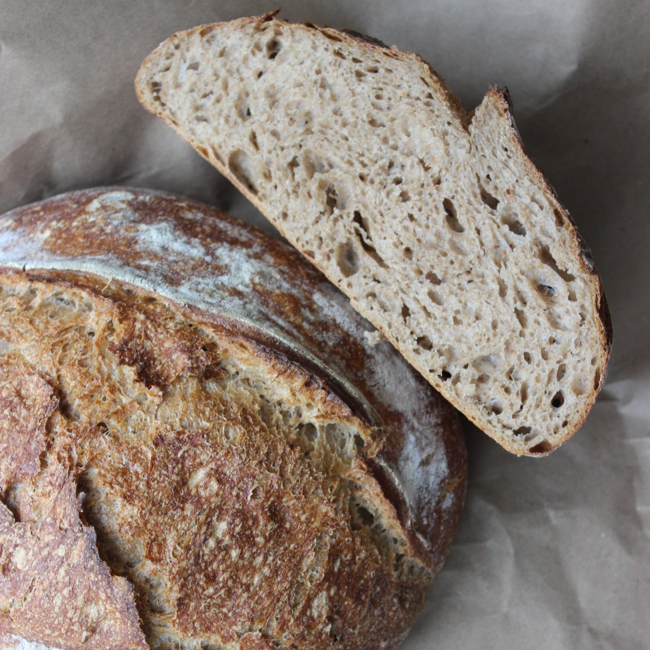 100% WHOLE WHEAT SOURDOUGH