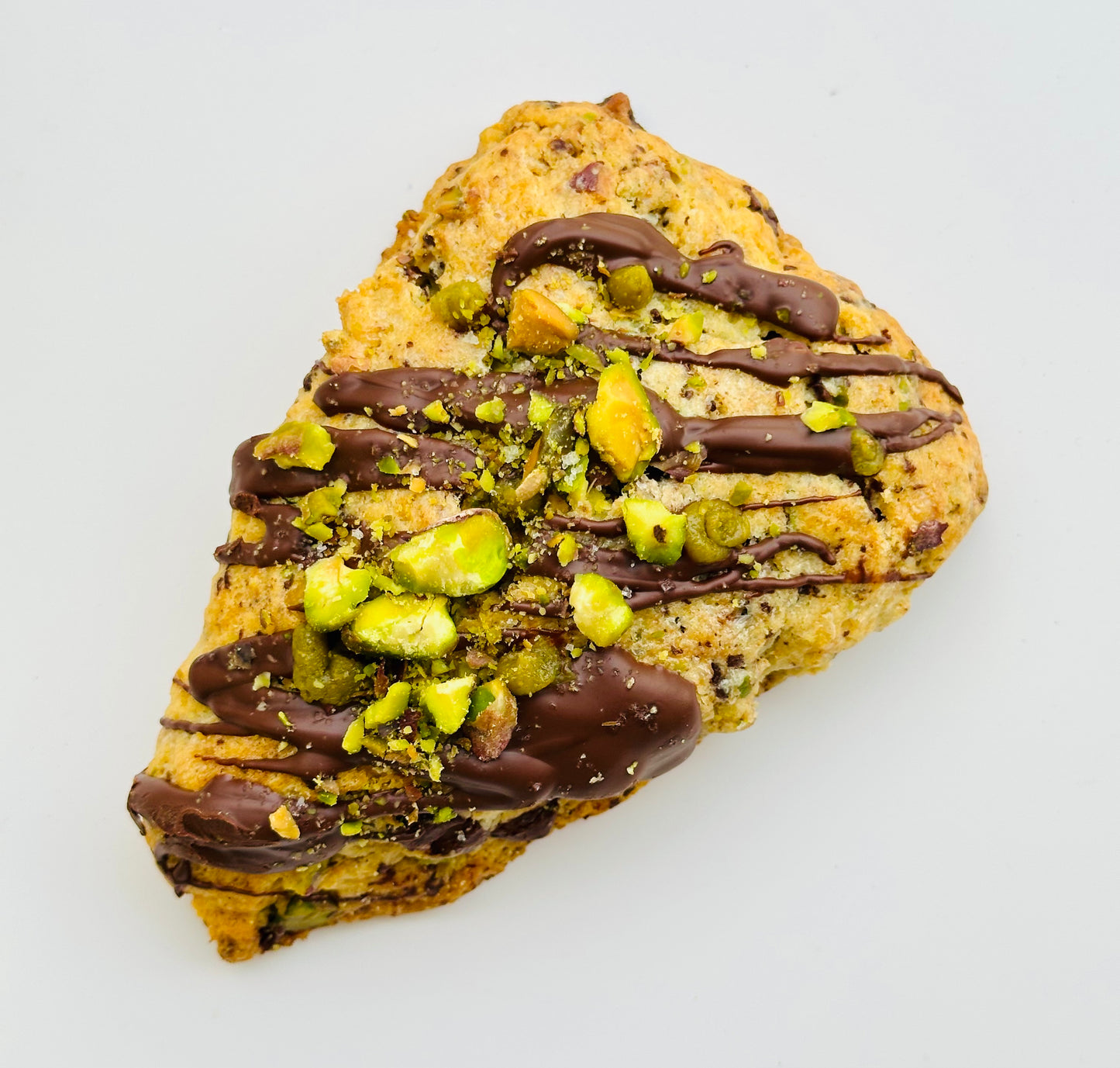 PISTACHIO DARK CHOCOLATE SCONE